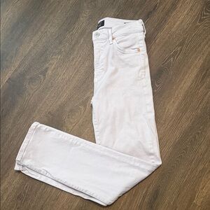 Citizens Of Humanity Cara High Rise Cigarette Ankle Soft Pink Denim